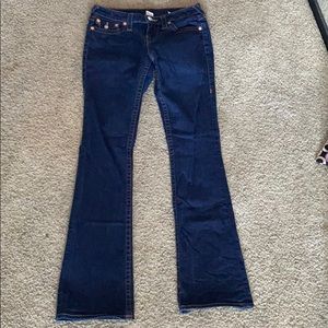Blue True Religion Bootcut Jeans
